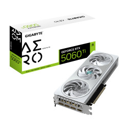 GIGABYTE GV-N506TAERO OC-8GD GeForce RTX 5060 Ti AERO OC 8G Tarjeta Gráfica – 8 GB GDDR7, 128 bits, PCI-E 5.0, 2647 MHz