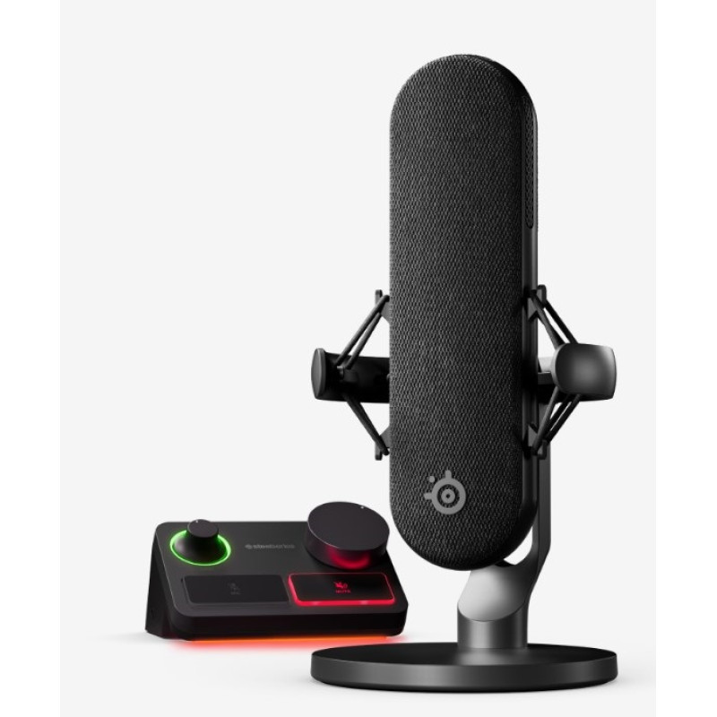 Steelseries 61597 ALIAS PRO, Micrófono para PC, 120 dB, 50 - 20000 Hz, 24 bit, 48 kHz, Alámbrico