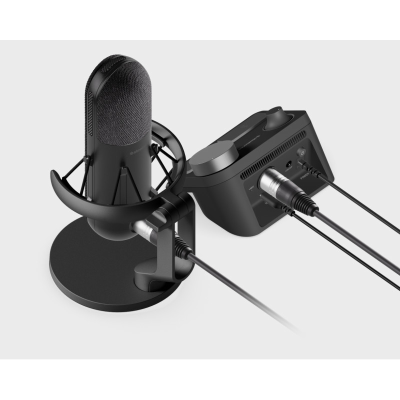 Steelseries 61597 ALIAS PRO, Micrófono para PC, 120 dB, 50 - 20000 Hz, 24 bit, 48 kHz, Alámbrico