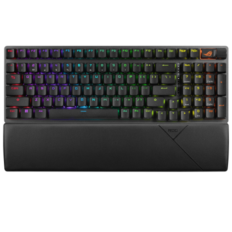ASUS 90MP037A-BKSA00 ROG Strix Scope II 96 Wireless, 96%, Inalámbrico y alámbrico, USB + RF Wireless + Bluetooth, Interruptor