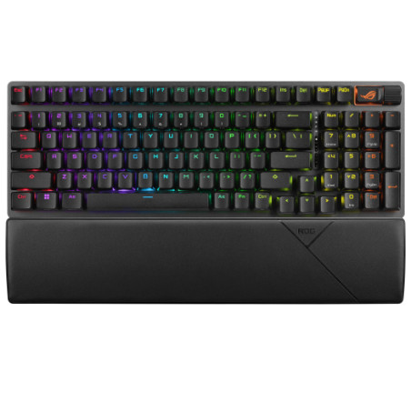 ASUS 90MP037A-BKSA00 ROG Strix Scope II 96 Wireless, 96%, Inalámbrico y alámbrico, USB + RF Wireless + Bluetooth, Interruptor