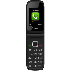 Funker FUNC200B C200 COMFORT 4G, Concha, SIM única, 6,1 cm (2.4"), Bluetooth, 1000 mAh, Negro 2