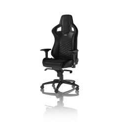 noblechairs NBL-PU-BLA-002 EPIC, Silla para videojuegos de PC, 120 kg, Asiento acolchado, Respaldo acolchado, Aluminio, Negro