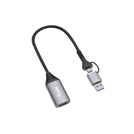 Equip 133498 133498, USB tipo A, USB Tipo C, Salida HDMI, 1920 x 1080 Pixeles