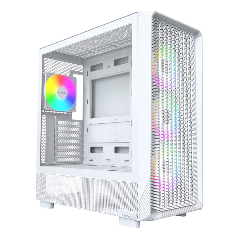 Montech X5 (W) X5, Midi Tower, PC, Blanco, ATX, EATX, micro ATX, Mini-ITX, SSI CEB, Juego, Multi