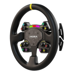 Moza Racing RS025 RS025, Volante, PC, Multi, Inalámbrico y alámbrico, Negro, Fibra de carbono, Cuero 2
