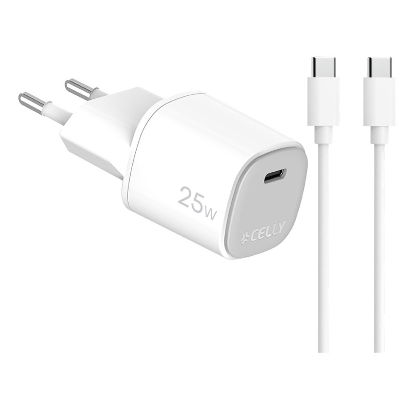 Celly UPTC1USBC25WCTC UPTC1USBC25WCTC, Interior, USB, Blanco