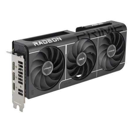 ASUS 90YV0LF1-M0NA00 Prime Radeon RX 9060 XT O16G, Radeon RX 9060 XT, 16 GB, GDDR6, 128 bit, 7680 x 4320 Pixeles, PCI Express