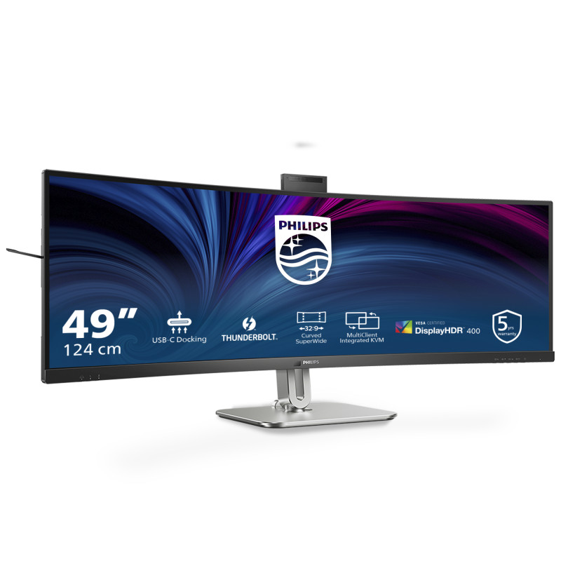 Philips 49B2U6903CH/00 49B2U6903CH/00, 124,5 cm (49"), 5120 x 1440 Pixeles, Dual QHD, LCD, 4 ms, Gris