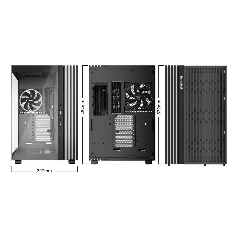 be quiet! BGW71 LIGHT BASE 900 FX Black, Full Tower, PC, Negro, ATX, EATX, micro ATX, Mini-ITX, XL-ATX, Acrilonitrilo butadieno