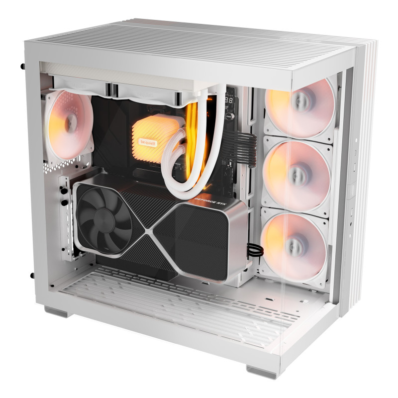 be quiet! BGW68 LIGHT BASE 600 LX White, Midi Tower, PC, Blanco, ATX, micro ATX, Mini-ITX, Acrilonitrilo butadieno estireno