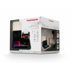 Thomson CL800I CL800i, Reloj despertador digital, Negro, 12/24h, 10 W, 200 mm, 200 mm 2