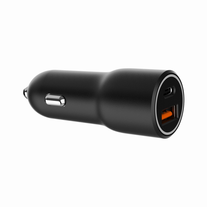 Gembird TA-UC-AC2PDQC38-CAR-01 TA-UC-AC2PDQC38-CAR-01, Auto, Encendedor de cigarrillos, Negro