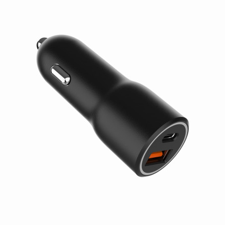Gembird TA-UC-AC2PDQC38-CAR-01 TA-UC-AC2PDQC38-CAR-01, Auto, Encendedor de cigarrillos, Negro