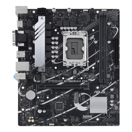 ASUS 90MB1DS0-M0EAY0 PRIME B760M-K D4, Intel, LGA 1700, Intel® Celeron®, Intel® Core™ i3, Intel® Core™ i5, Intel®