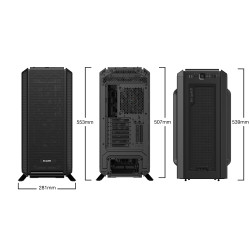be quiet! BGW39 Silent Base 802 Window Black, Midi Tower, PC, Negro, ATX, EATX, micro ATX, Mini-ITX, Acrilonitrilo butadieno 2