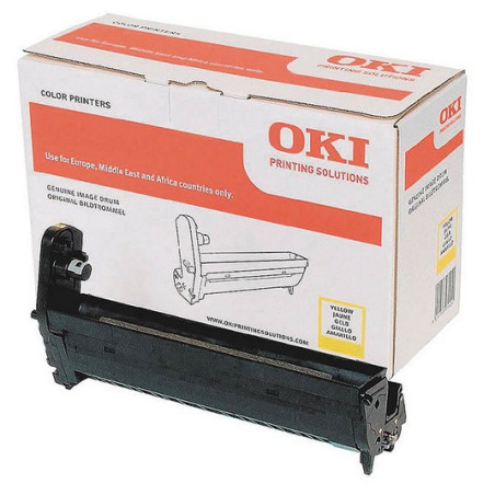 OKI 43870005 Yellow image drum for C5650/5750, Original, OKI C5650, C5750, 20000 páginas, Impresión láser, Amarillo, Negro,