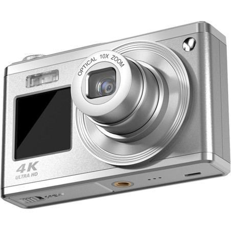 AgfaPhoto DC9200SL Realishot DC9200, 24 MP, CMOS, 10x, 4K Ultra HD, 123 g, Plata