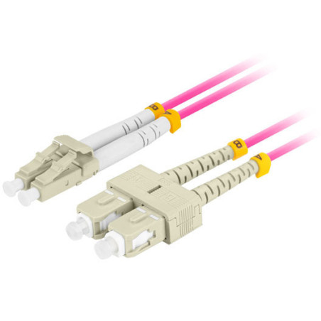 Lanberg FO-LUSU-MD41-0010-VT FO-LUSU-MD41-0010-VT, 1 m, LC/SC, OM4, LC, SC