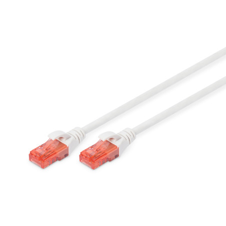Digitus DK-1617-020/WH Cable de conexión CAT 6 U/UTP - LSZH, 2 m, Cat6, U/UTP (UTP), RJ-45, RJ-45, Blanco