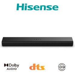 Hisense 20016573 HS1000, 2.0 canales, 120 W, Dolby Audio, Negro, Alámbrico, 100-240 V