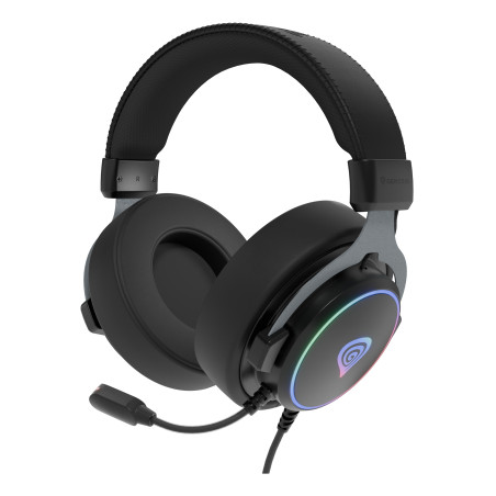 GENESIS NSG-2169 Neon 764, Alámbrico, Juego, 20 - 20000 Hz, 425 g, Auriculares, Negro