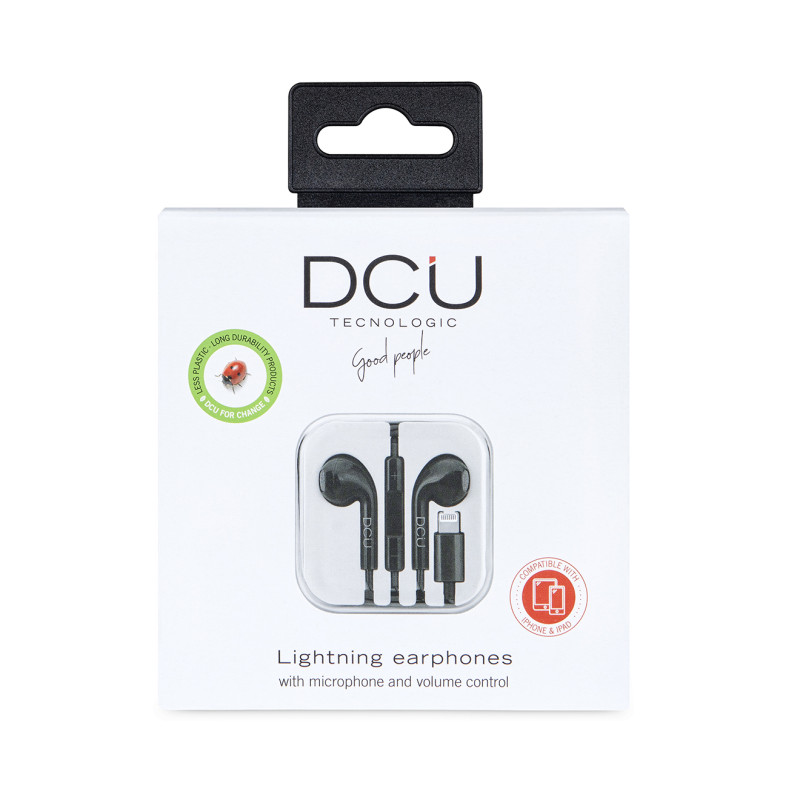 DCU Advance Tecnologic 34151016 34151016, Alámbrico, Llamadas/Música, Auriculares, Negro