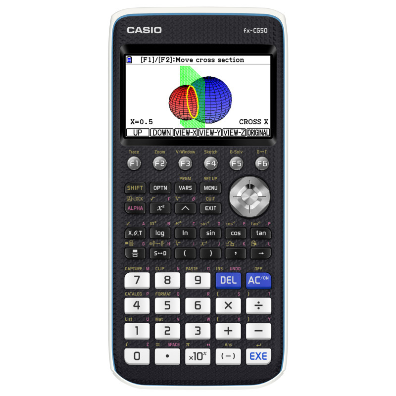 Casio FX-CG50 FX-CG50, Bolsillo, Calculadora gráfica, 15 dígitos, Flash, Batería, Negro