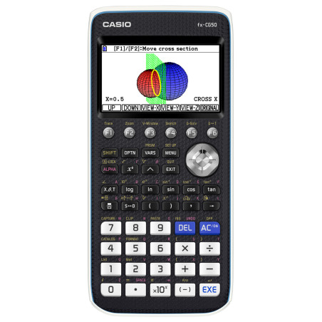 Casio FX-CG50 FX-CG50, Bolsillo, Calculadora gráfica, 15 dígitos, Flash, Batería, Negro
