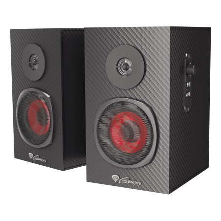 GENESIS NCS-1305 Helium 200, De 1 vía, 2.0 canales, Alámbrico, 20 W, 20 - 20000 Hz, Negro, Rojo