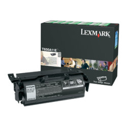 Lexmark 0T650A11E T650, T652, T654 Return Program Print Cartridge, Negro