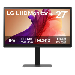 LG 27BA45U-B 27BA45U-B, 68,6 cm (27"), 3840 x 2160 Pixeles, 4K Ultra HD, 5 ms, Negro