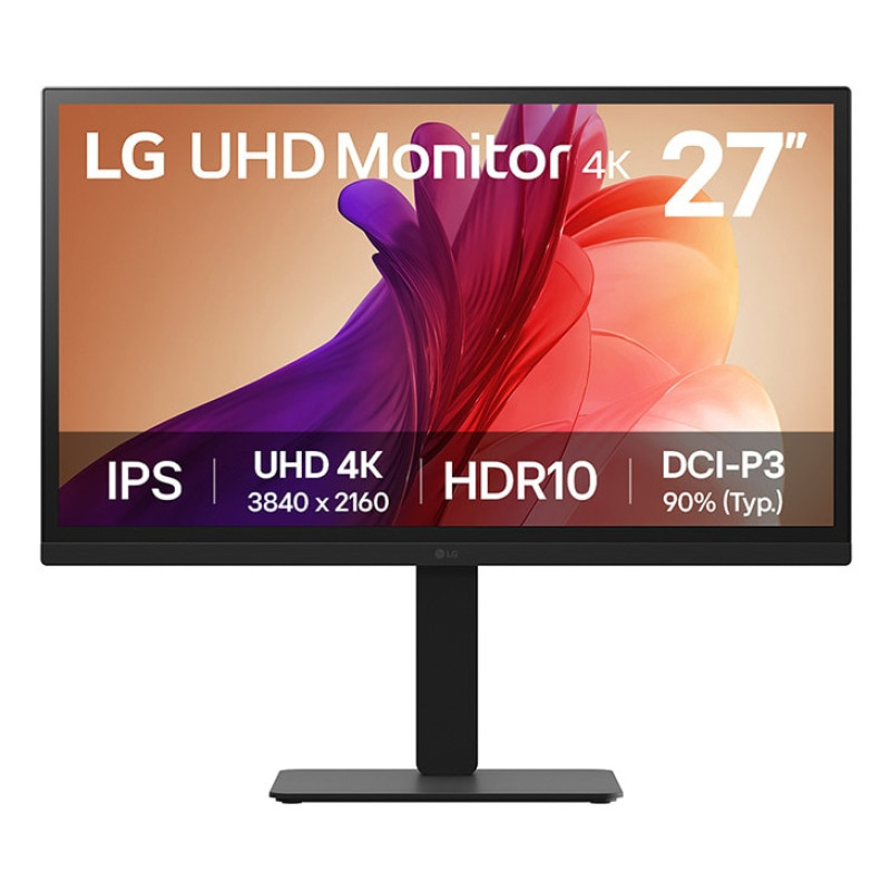 LG 27BA45U-B 27BA45U-B, 68,6 cm (27"), 3840 x 2160 Pixeles, 4K Ultra HD, 5 ms, Negro