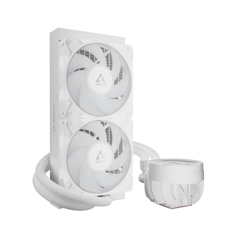 ARCTIC ACFRE00186A Liquid Freezer III Pro 240 A-RGB, Sistema de refrigeración líquida todo en uno, 12 cm, 131 m³/h, Blanco