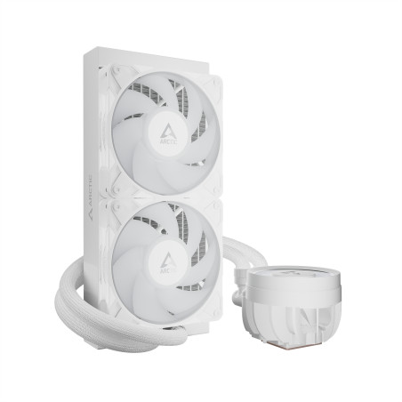 ARCTIC ACFRE00186A Liquid Freezer III Pro 240 A-RGB, Sistema de refrigeración líquida todo en uno, 12 cm, 131 m³/h, Blanco