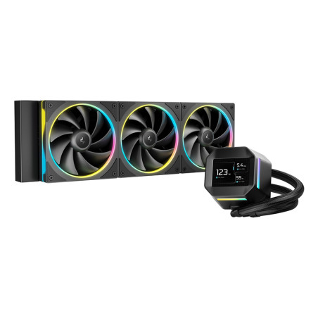 DeepCool R-LM360-BKDMMC-1 LM360, Kit de refrigeración líquida, 12 cm, Negro
