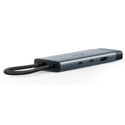 TP-Link UH6120C UH6120C, USB Tipo C, USB Tipo C, Gris, Cable redondo, 0,18 m, 118,2 mm 2