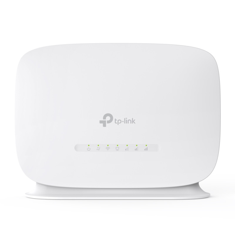 TP-Link TL-MR105 TL-MR105, Wi-Fi 4 (802.11n), Banda única (2,4 GHz), Ethernet, 4G, Blanco, Router de sobremesa