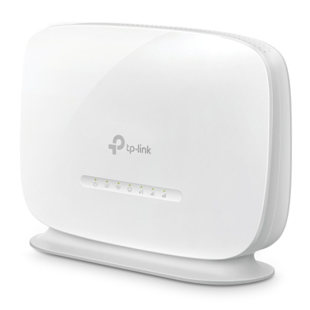 TP-Link TL-MR105 TL-MR105, Wi-Fi 4 (802.11n), Banda única (2,4 GHz), Ethernet, 4G, Blanco, Router de sobremesa