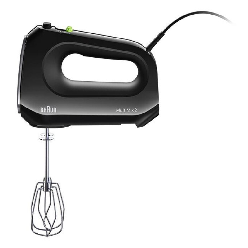 Braun 0X22211062 HM 2110 BK, Batidora de mano, Negro, Mezcla, 1,25 m, 500 W, 76 mm