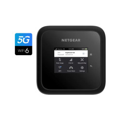 NETGEAR MR6150-100EUS Nighthawk M6, Router de red móvil, Negro, Portátil, LCD, 6,1 cm (2.4"), Gigabit Ethernet