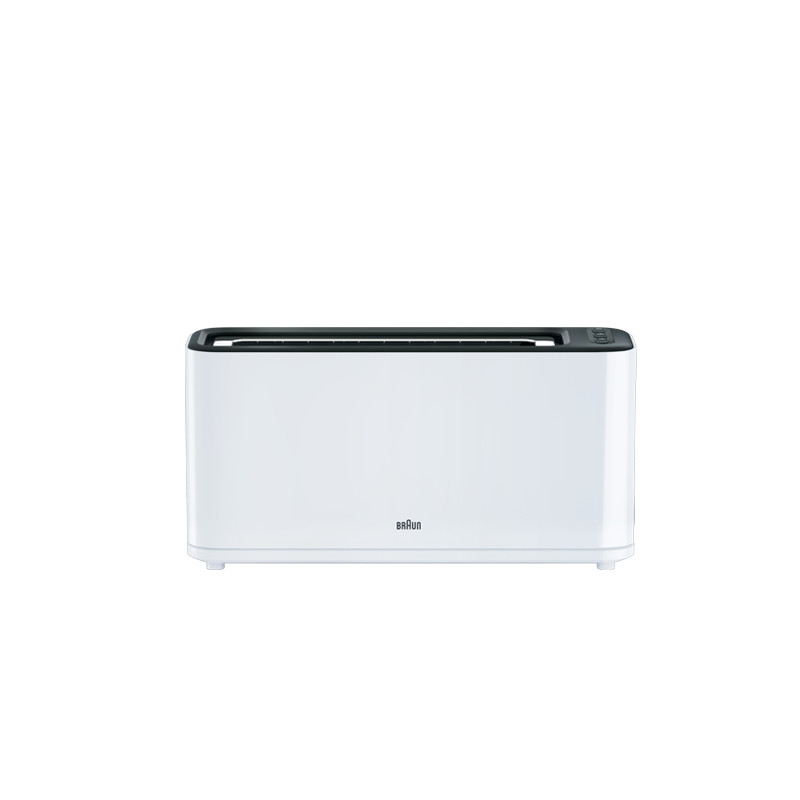 Braun HT3100WH HT3100WH, 1 rebanada(s), Negro, Blanco, Botones, Giratorio, 1000 W