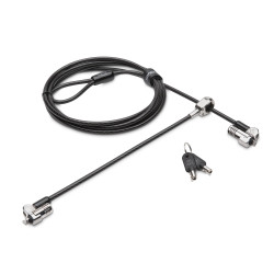 Kensington K64448WW Candado para portátil con llave de cabezal doble NanoSaver, Kensington, Llave