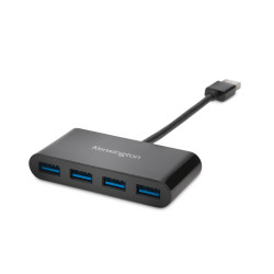 Kensington K39121EU Hub USB 3.0 de cuatro puertos UH4000: negro, Negro, Windows XP or above; macOS 10.6 or above, 1 pieza(s), 2