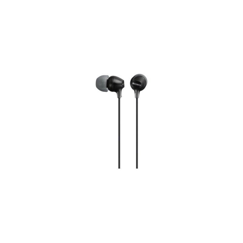Sony MDR-EX15APB MDR-EX15AP, Alámbrico, 8 - 22000 Hz, Llamadas/Música, 3 g, Auriculares, Negro