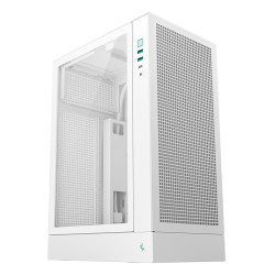 DeepCool R-CH170-WHNGM0-G CH170 PLUS WH, Midi Tower, PC, Blanco, micro ATX, Mini-ITX, Acrilonitrilo butadieno estireno (ABS), 2