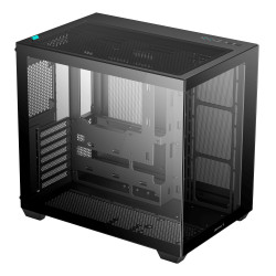 DeepCool R-CG530-BKNDA0-G-1 CG530, Midi Tower, PC, Negro, ATX, ITX, micro ATX, Acrilonitrilo butadieno estireno (ABS), SPCC, 2