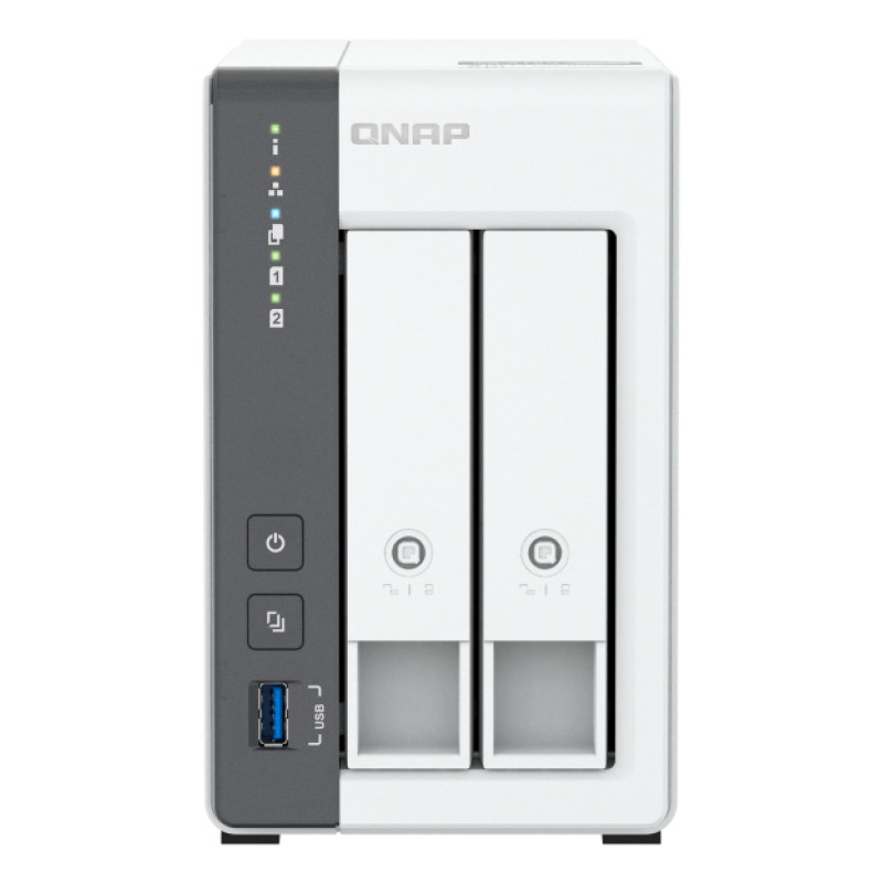 QNAP TS-216G TS-216G, NAS, Torre, Cortex-A, Cortex-A55, 4 GB, Unidad de disco duro