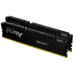 Kingston Technology KF560C30BBEK2-64 FURY Beast 64GB 6000MT/s DDR5 CL30 DIMM (Kit of 2) Black EXPO, 64 GB, 2 x 32 GB, DDR5,