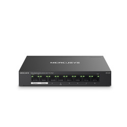 Mercusys MS108GP MS108GP, Gestionado, Gigabit Ethernet (10/100/1000), Bidireccional completo (Full duplex), Energía sobre